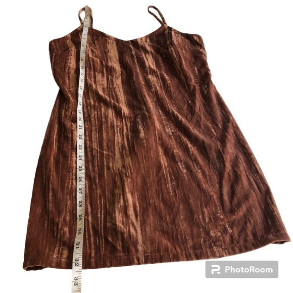 Elodie Velvet V-Neck Spaghetti Strap Cami Mini Dress Size S - Picture 12 of 12